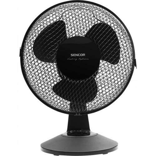 Ventilátor - Sencor sfe 2311bk fekete ventilátor 23cm 30w
