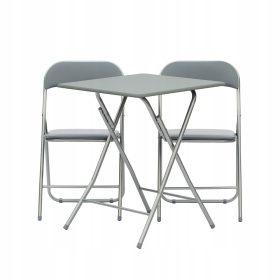   Kerti asztal, fotel - Erkélykészlet 2 szék + asztali táblázat 60 cm