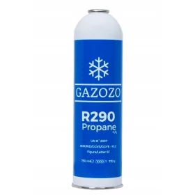   Hordozható légkondicionáló - R290 hűtőközeg propán gáz 370g 750ml