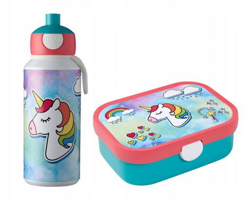 Tizedik doboz, üveg - MEPAL UNICORN gyermekek reggeli készlete