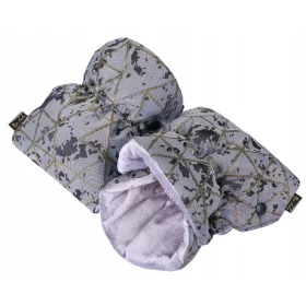    Mio bebe MUFFS plüss kesztyű babakocsihoz, háromszög alakú