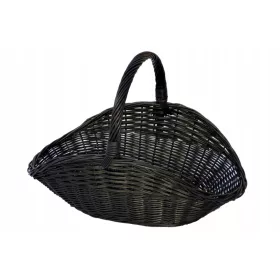   Kandalló kosár - Erős fonott fatartó a kandalló kosárhoz