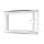Ablak - PVC ablak 800 x 700 mm /80 x 70 cm, fehér, dönthető