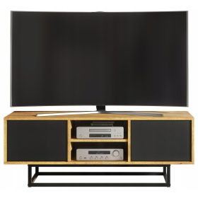 Asztali asztal RTV TV Loft Retro OAK/Black LFT001A