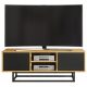 Asztali asztal RTV TV Loft Retro OAK/Black LFT001A