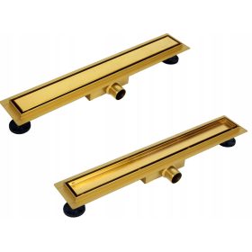 Balneo Duplex Next Gold lineáris lefolyó 60 cm