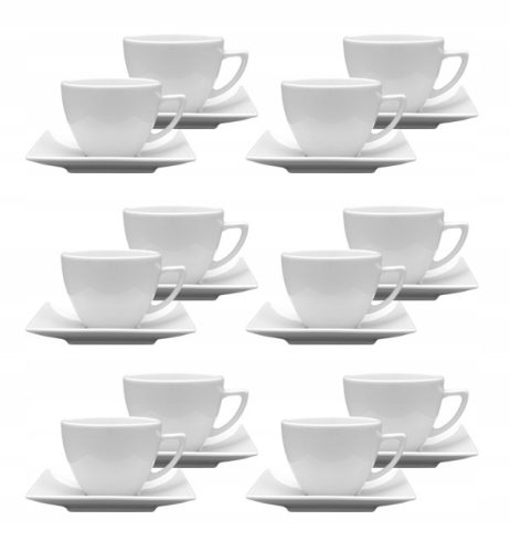 Kávéscsészék TETSZETT CLASSIC 12x CSÉSZE 280 ML + ALJZÓ