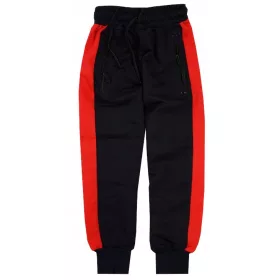   Gyermek melegítőnadrág - FIÚ RUGÓNADRÁG NAVY BLUE lampas 152 H701C