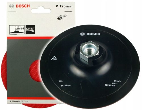  Tépőzáras lemez Bosch sarokcsiszolókhoz 2608601077
