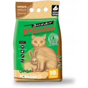   Alom nyulaknak és kis rágcsálóknak - Super Pinio natúr fa alom 10 l