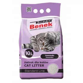   Alom nyulaknak és kis rágcsálóknak - Super Benek żwirek Standard Lavendula 10 L