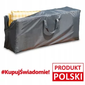   Kültéri burkolatok - Kerti huzat párnákhoz 125 x 41 x 50 cm, szürke