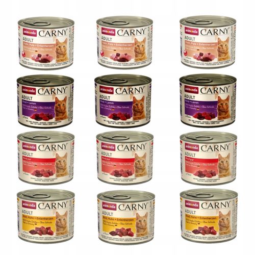 Konzerv macskáknak - Animonda Carny felnőtt keverék ízek 12x200g