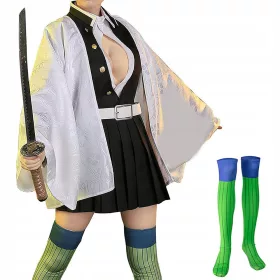   Unisex gyerek jelmez - Demon Slayer Cosplay Iguro Obanai Anime jelmez