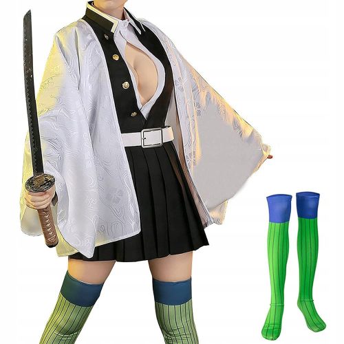 Unisex gyerek jelmez - Demon Slayer Cosplay Iguro Obanai Anime jelmez