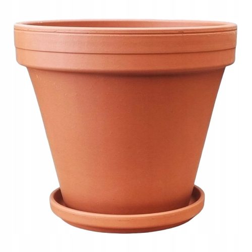  Spang virágcserép 20 cm x 20 x 17 cm átmérőjű 20 cm natúr kerámia