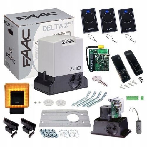  Faac 740_EXT_XLED tolókapu meghajtó 350 W 230 V