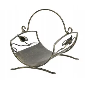 Kandalló kosár - DK-865 fém lilia faállvány