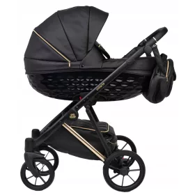    ONTARIO BLACK&GOLD babakocsi 3 az 1-ben ECO BŐR + COSMO ÜLÉS