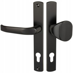   Gamar fogantyú kapukhoz és kapukhoz Hosszú tányér, rövid tányér, szögletes lemez, tányér WC-zárral, tányér kulcslyukkal, tányér lyukkal betéthez