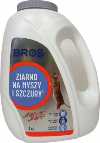 Egerek és patkányok elleni védelem - Hatékony egér és patkányok Bros 1 kg