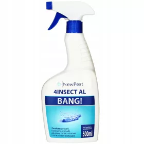    Permetező, aeroszol csótányok, hangyák, pókok, bolhák, poloskák, ezüsthal ellen NewPest 0,5 kg 500 ml