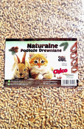 Alom nyulaknak és kis rágcsálóknak - ALOM MACSKA NYULNAK FA PELLET 30L
