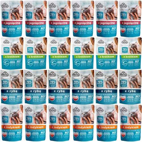 Konzerv macskáknak - Frendi Sachet Kota Mix 4 ízek 24pcs 100 g