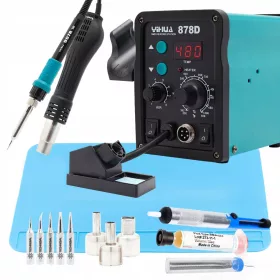    2 az 1-ben forrasztópáka (meleg levegő és hegy) Techrebal 740 W
