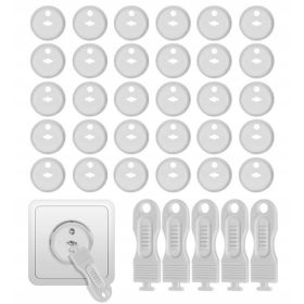   Gyermekbiztonsági biztosítás - Az érintkezési aljzat védelme Bolc 30pcs -vel