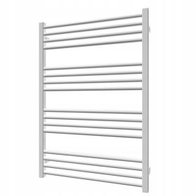   Terma 469 W-os vizes fürdőszobai radiátor 630 x 900 mm fehér, fekete, szürke