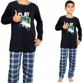   Gyermek pizsama, fürdőköpeny - Hosszú -LEAVED GYERMEKED CHOPTY Fiúk Gyermekek Pizsamája