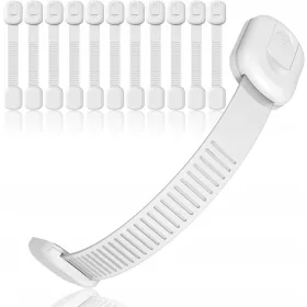  Baby-Protection fehér szekrényvédők, 10 db