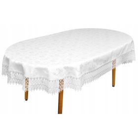 Asztalterítő - Foltálló terítő 140 cm x 220 cm ovális