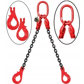 LÁNCOS SINGLE 2C 1,6T 3M LINK BIZTONSÁGI HORGOK