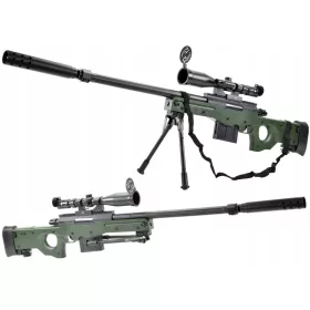    RIFLE BB GUN Sniper AWP Sniper Rifle Scope 800 BBs INGYENES + matricás könyv, képregény Sklep_lolki
