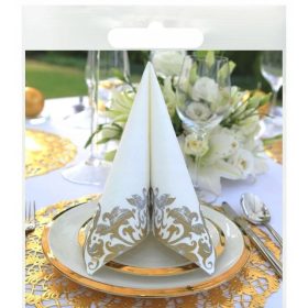   Gyönyörű, nem szőtt szalvéták a jubileumhoz, esküvő 60