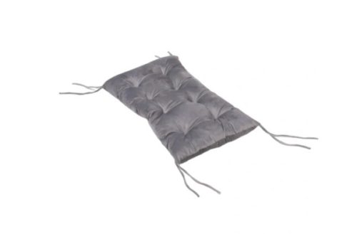 Bársonyszürke párna hintaszékhez 85 cm