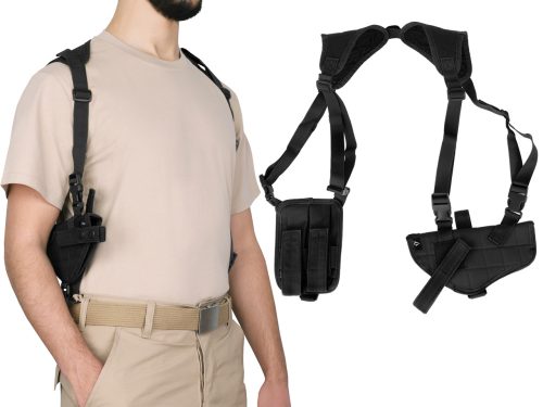 Légfegyver tok - PISZTOLTOK HÁMÚ MAGAZIN TASAK A-55 DOMINATOR FEKETE