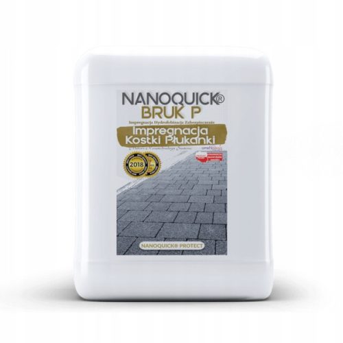 A festékek és lakkok - Impregnálás térkőhöz Nanoquick locsolóanyaggal, 5 l