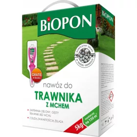    BIOPON GYEPMŰTRÁGYA MOHÁVAL 5 KG GRÁNULÁTUM KORLÁTOZJA A MOHAKÉPZÉSÉT