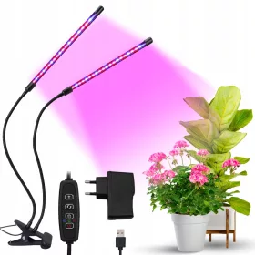   2x növényi növekedési lámpa 40led időzítő USB +távirányítás