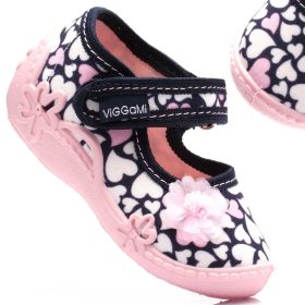   Gyermek papucs - VIGGAMI SLIPPERS LÁNYCIPŐ ADA PRINT NAVY 27