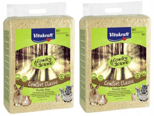 Alom nyulaknak és kis rágcsálóknak - Vitakraft Préselt fűrészpor XXL 2x 60L, pormentes
