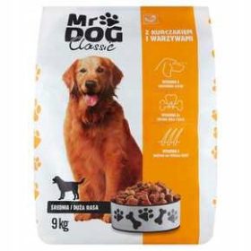   Száraz kutyaeledel - Mr Dog Dy Dry Food 9 kg csirke zöldségek