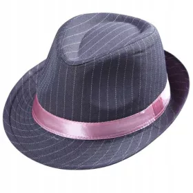   Gyermek jelmez kalap - Fedora gengszter kalap szürke gengszter maffia
