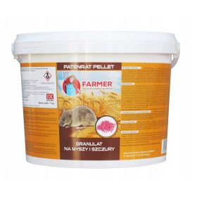   Egerek és patkányok elleni védelem - Patenrat pellet 1 kg gazda egér egér patkányok