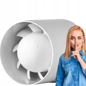   Fürdőszoba ventilátor - CSENDES FÜRDŐSZOBA OTTHON CSATORNA VENTILÁTOR FIØ100