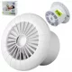 airRoxy KVW011 fürdőszobai ventilátor 100 mm