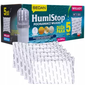   Nedvesség elnyelő - HumiStop PWZ5549 nedvességelnyelő patronok 5 db.